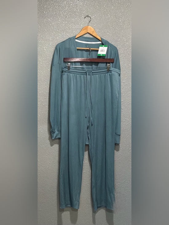 Victoria's Secret Pants - Victoria's Secret Teal Drawstring Track Pants